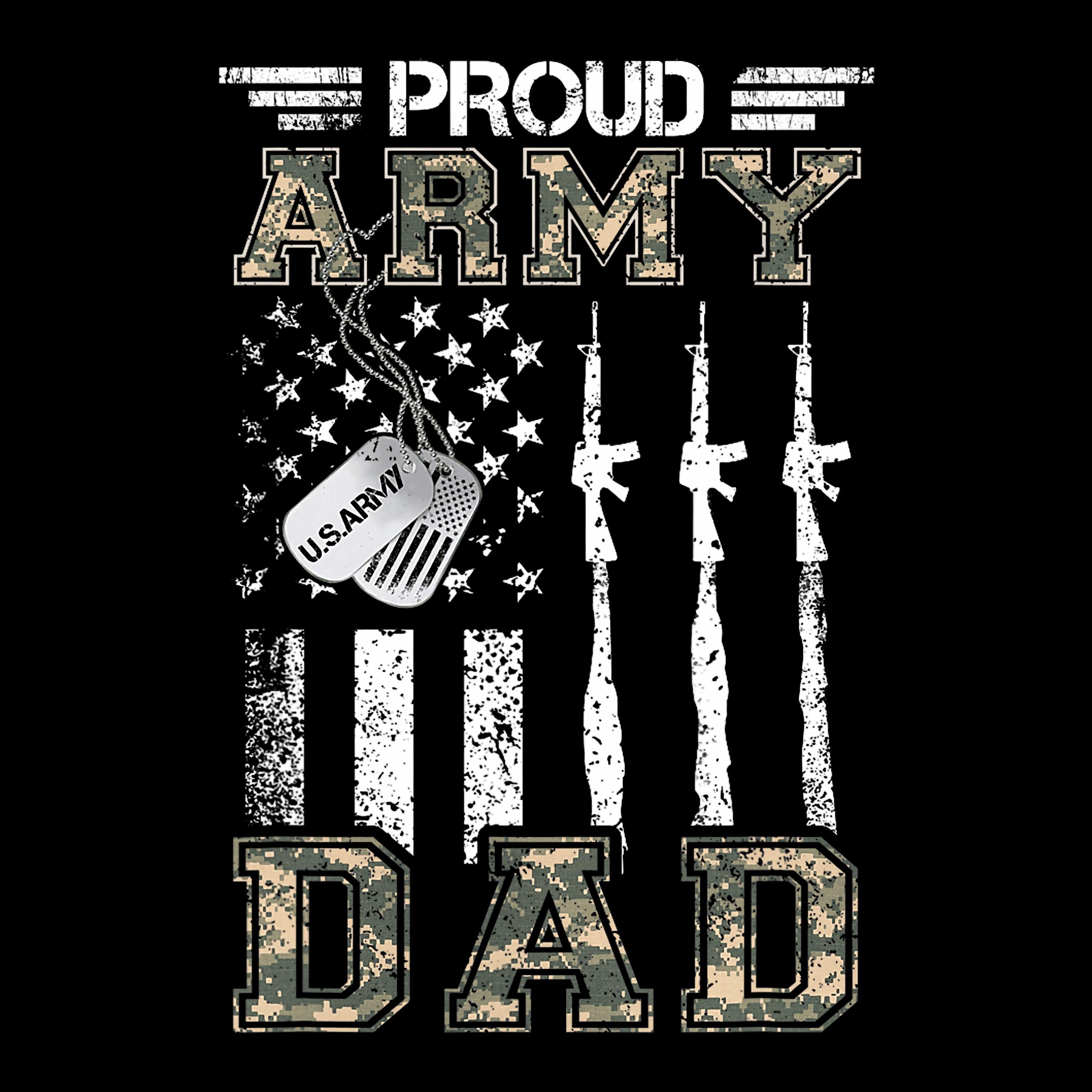 Army Parent Shirts | Proud Dad Military T-Shirt | Army Family Apparel | Deployment Homecoming Gift | Patriotic Mom Tee